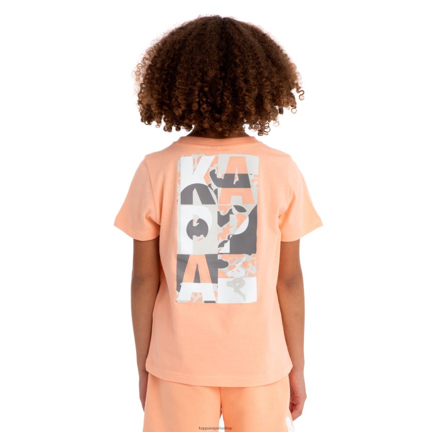 Kappa niños camiseta molongio auténtica para niños durazno 4P8JZR719