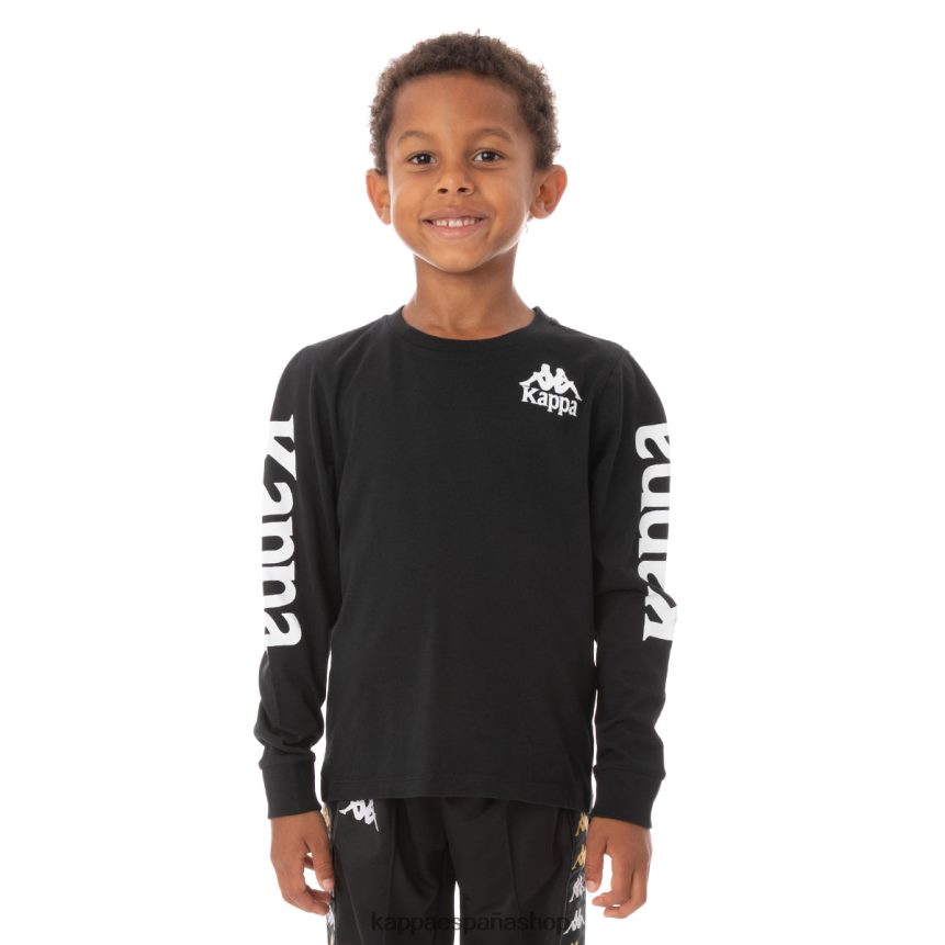 Kappa niños camiseta niño autentica ruiz 2 humo negro 4P8JZR760