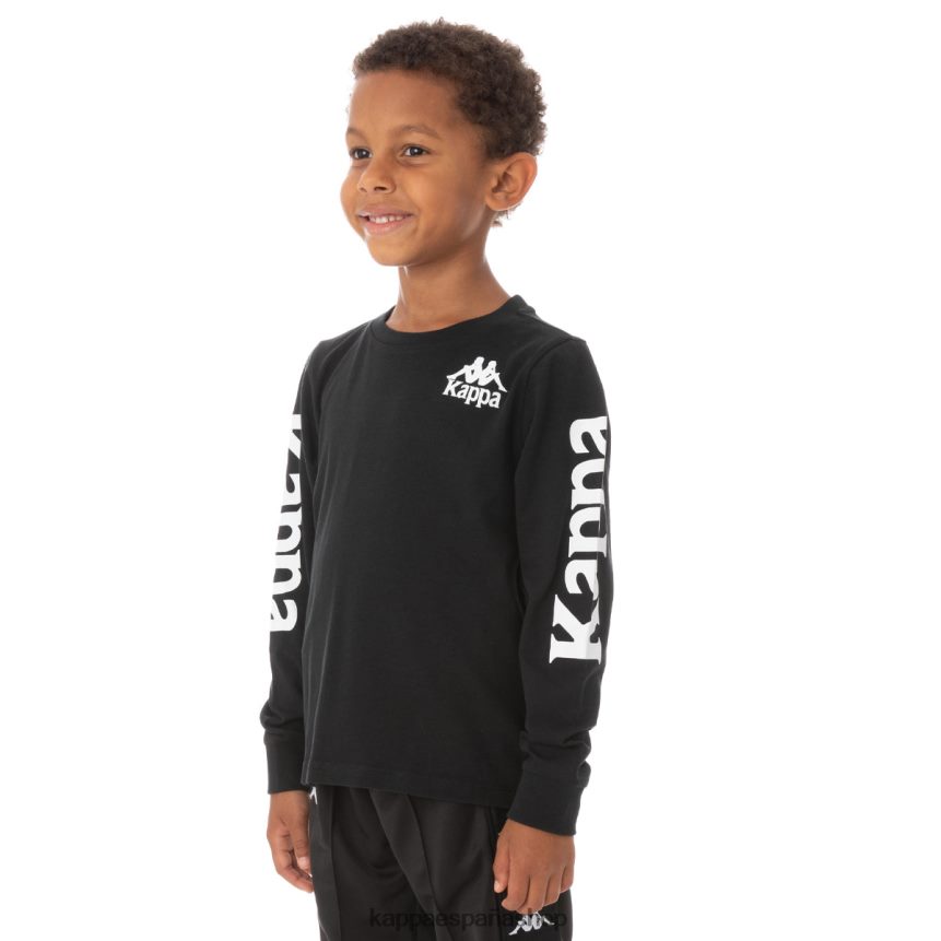 Kappa niños camiseta niño autentica ruiz 2 humo negro 4P8JZR760