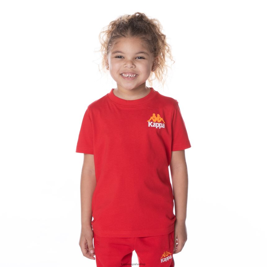 Kappa niños camiseta niños authentic ables rojo 4P8JZR650