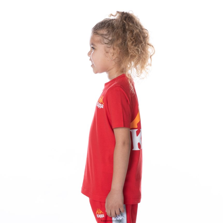 Kappa niños camiseta niños authentic ables rojo 4P8JZR650