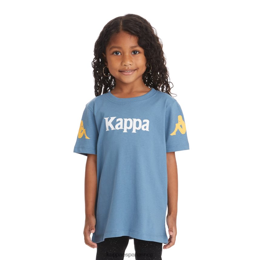 Kappa niños camiseta paroo auténtica para niños azul claro 4P8JZR756