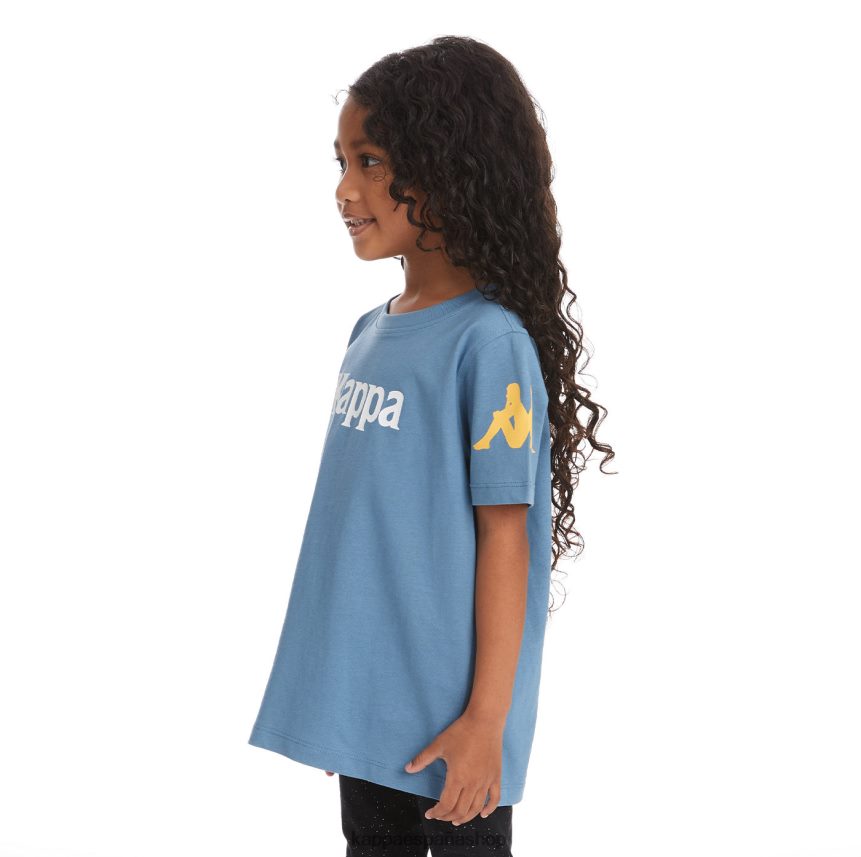Kappa niños camiseta paroo auténtica para niños azul claro 4P8JZR756