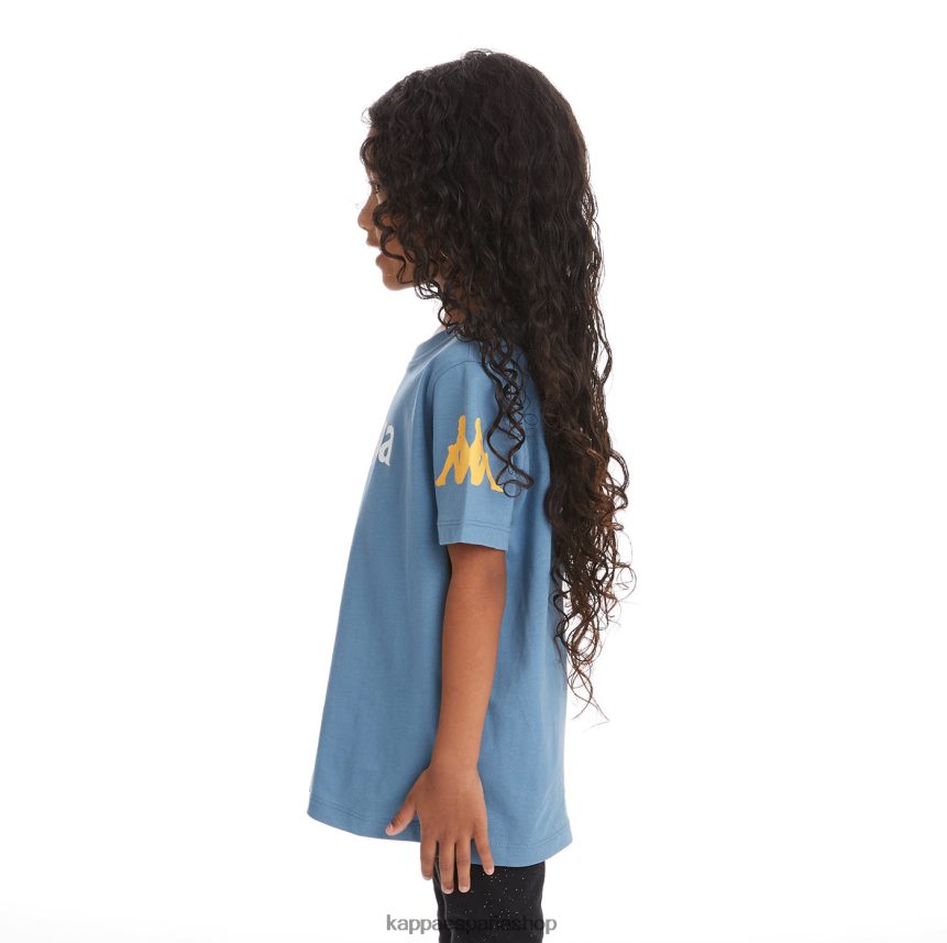 Kappa niños camiseta paroo auténtica para niños azul claro 4P8JZR756
