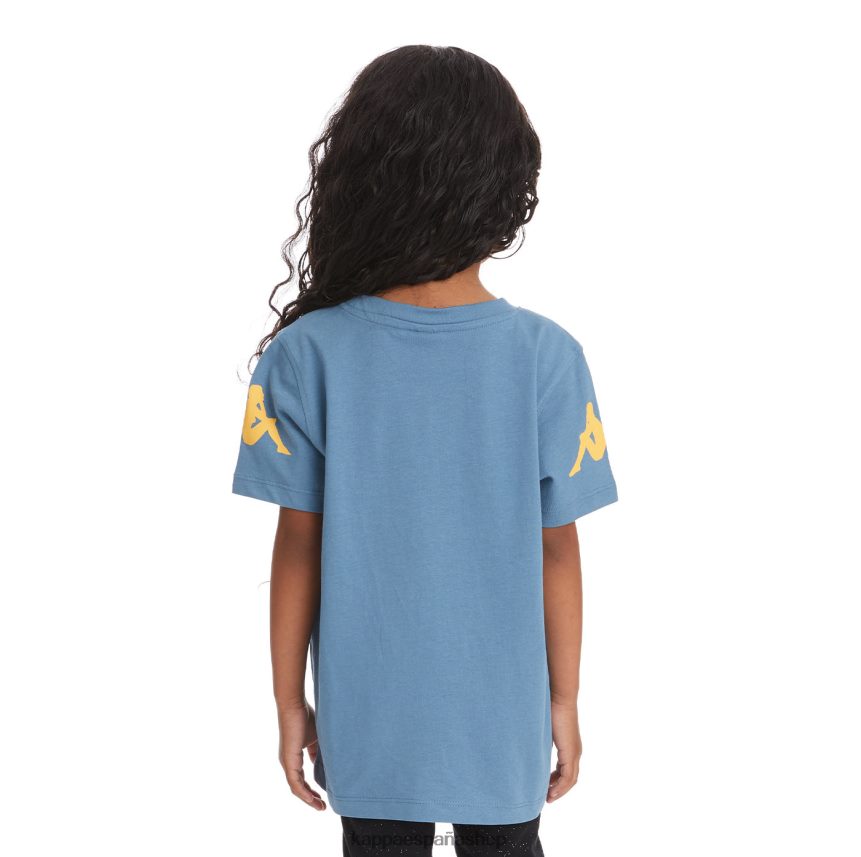 Kappa niños camiseta paroo auténtica para niños azul claro 4P8JZR756