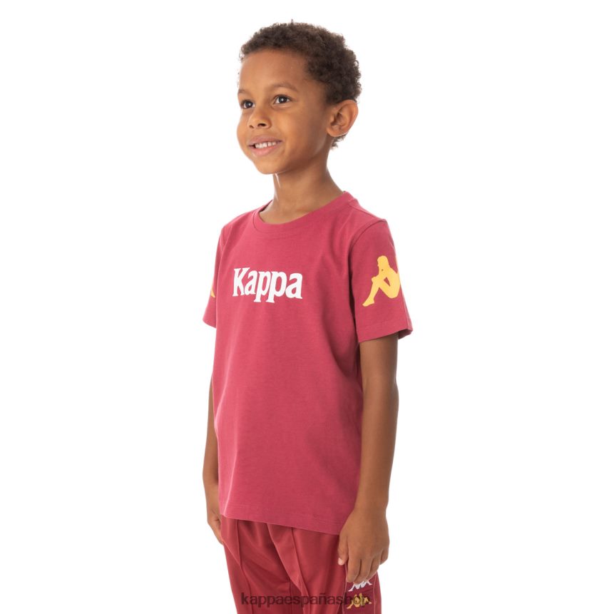 Kappa niños camiseta paroo auténtica para niños borgoña 4P8JZR757