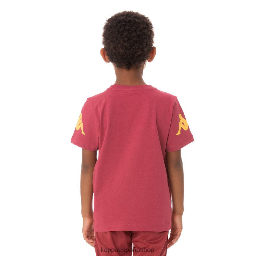 Kappa niños camiseta paroo auténtica para niños borgoña 4P8JZR757