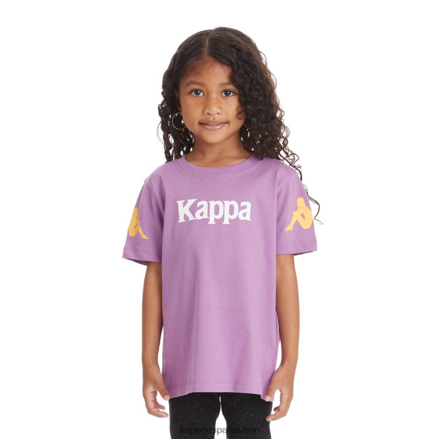 Kappa niños camiseta paroo auténtica para niños lavanda violeta 4P8JZR741