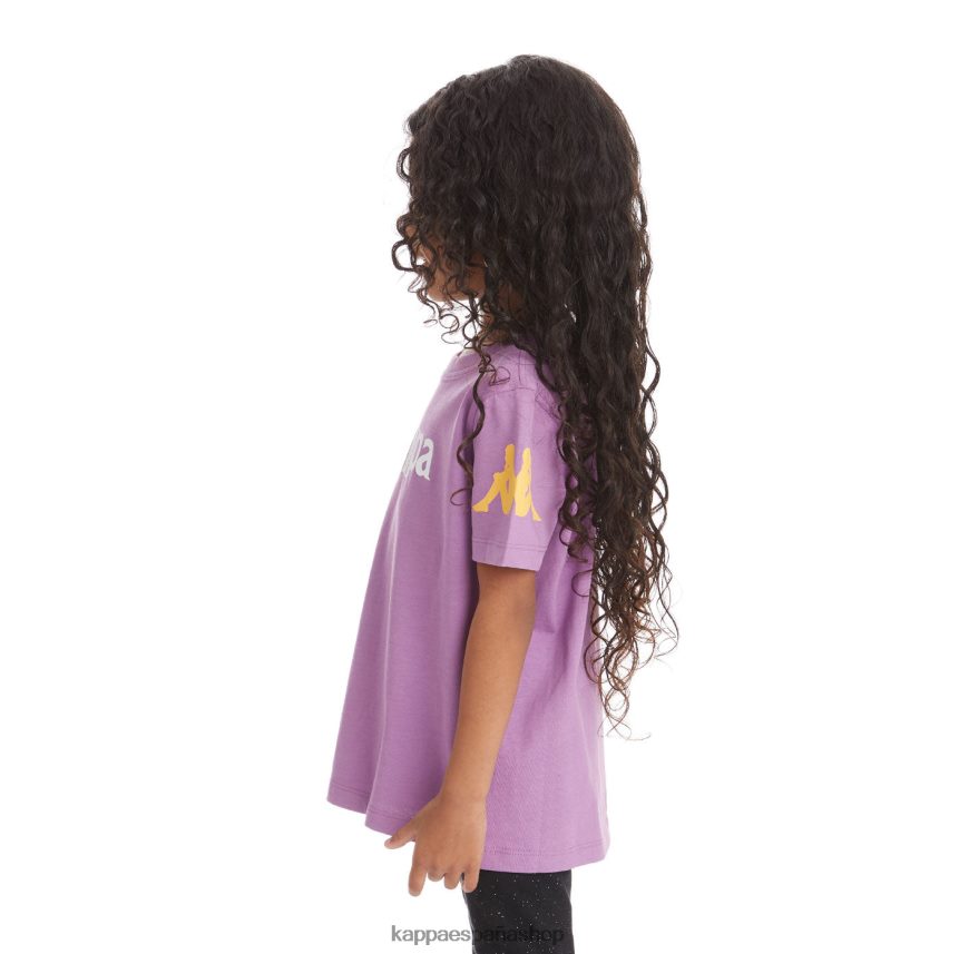 Kappa niños camiseta paroo auténtica para niños lavanda violeta 4P8JZR741