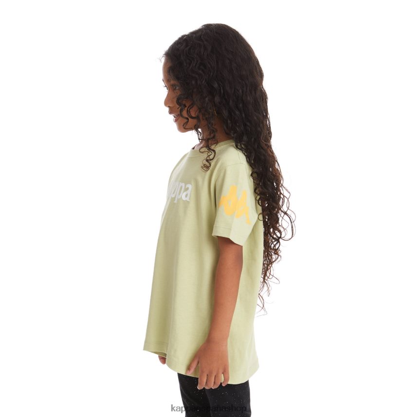 Kappa niños camiseta paroo auténtica para niños salvia verde 4P8JZR740