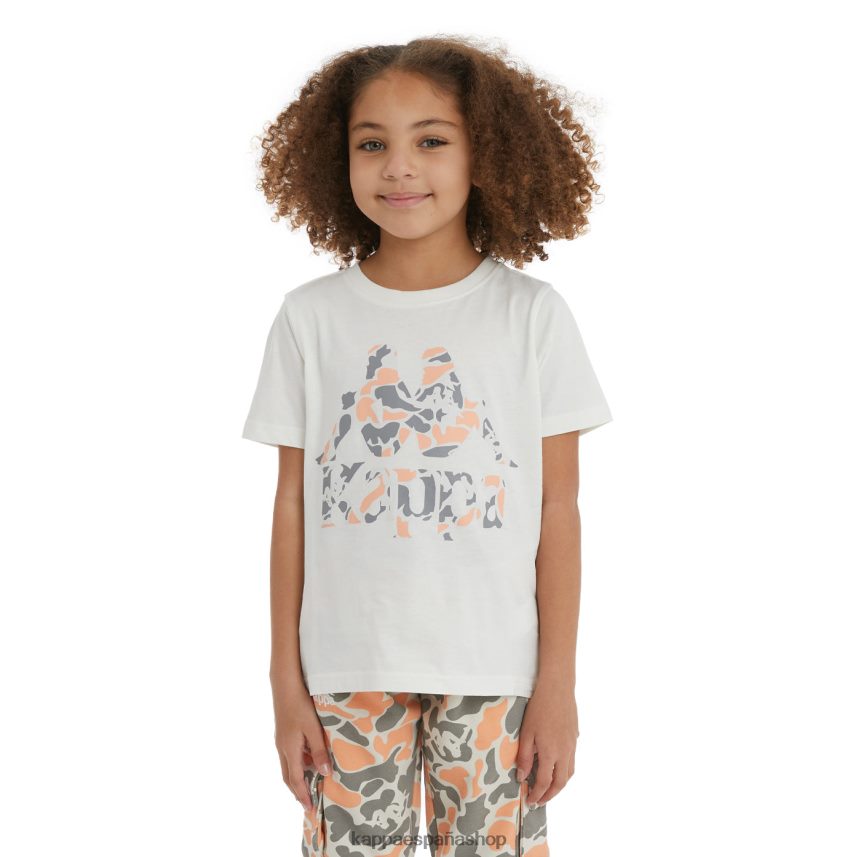 Kappa niños camiseta phullo auténtica para niños durazno 4P8JZR716