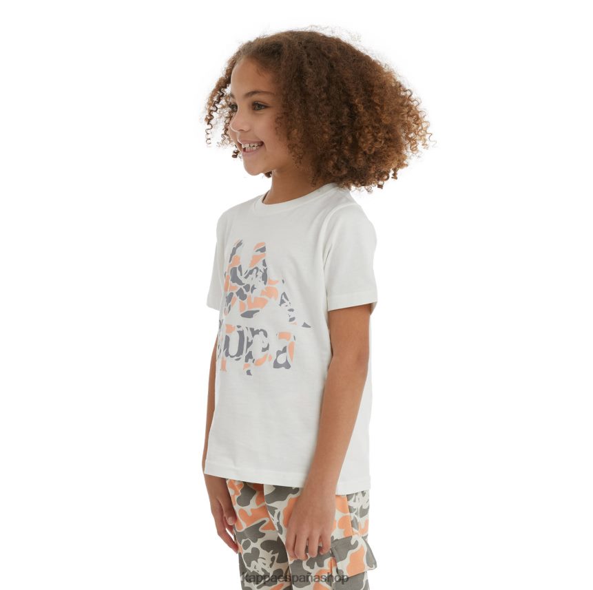 Kappa niños camiseta phullo auténtica para niños durazno 4P8JZR716