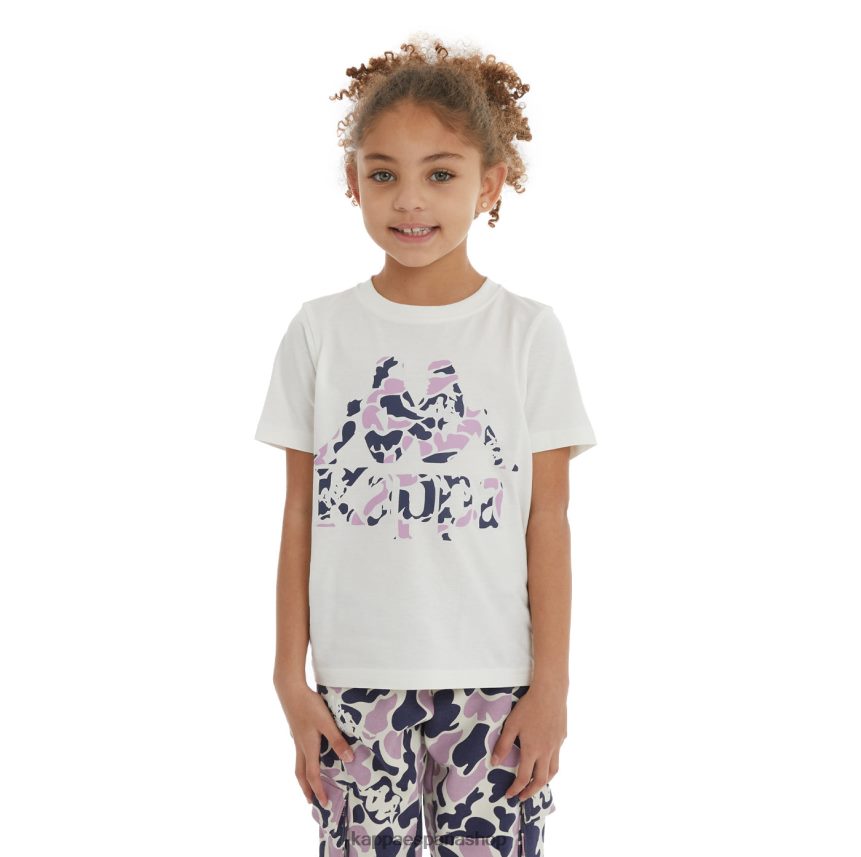 Kappa niños camiseta phullo auténtica para niños violeta azul marino 4P8JZR717