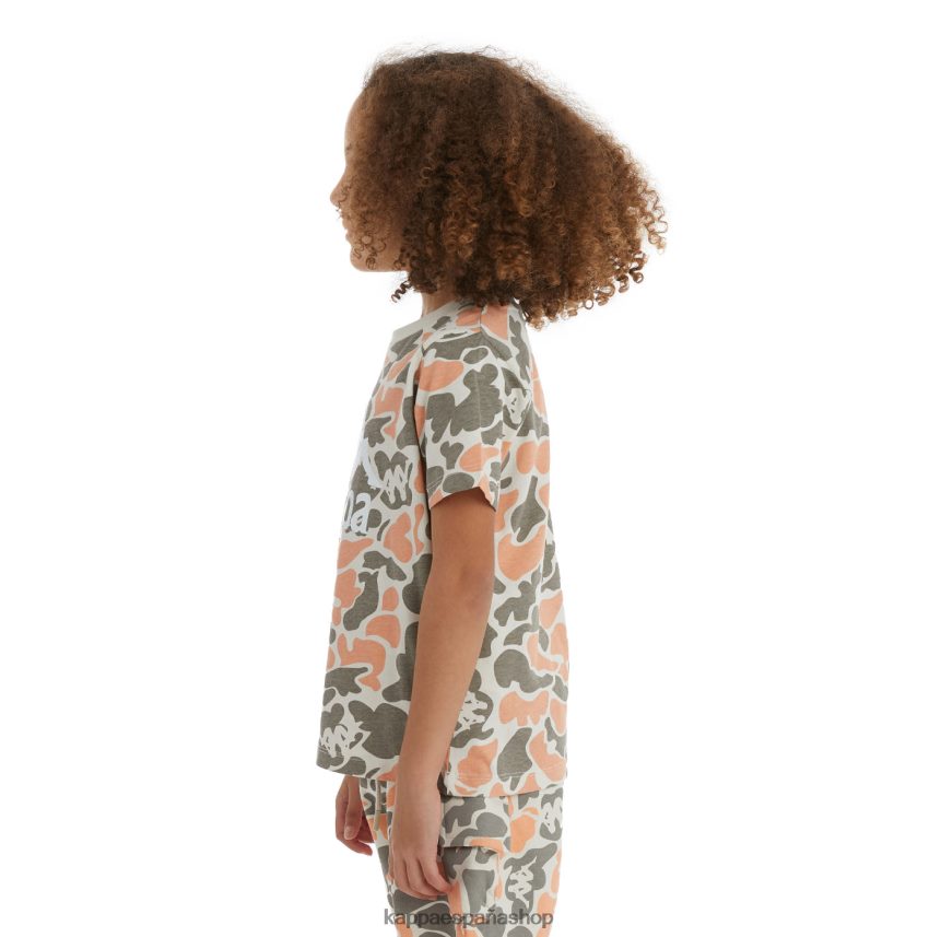 Kappa niños camiseta pyllo auténtica para niños durazno 4P8JZR722