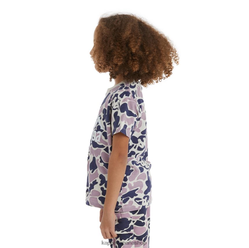 Kappa niños camiseta pyllo auténtica para niños violeta azul marino 4P8JZR723