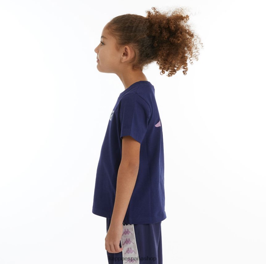 Kappa niños camiseta runis autentica para niños blanco marino 4P8JZR728