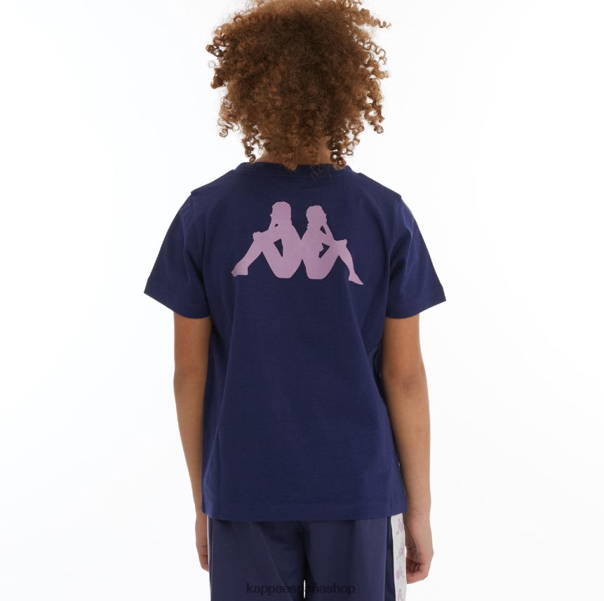 Kappa niños camiseta runis autentica para niños blanco marino 4P8JZR728