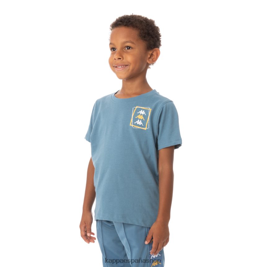 Kappa niños camiseta vlado auténtica para niños azul claro 4P8JZR753