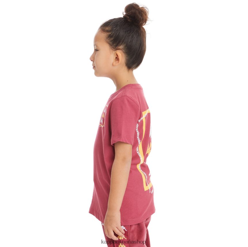 Kappa niños camiseta vlado auténtica para niños borgoña 4P8JZR754