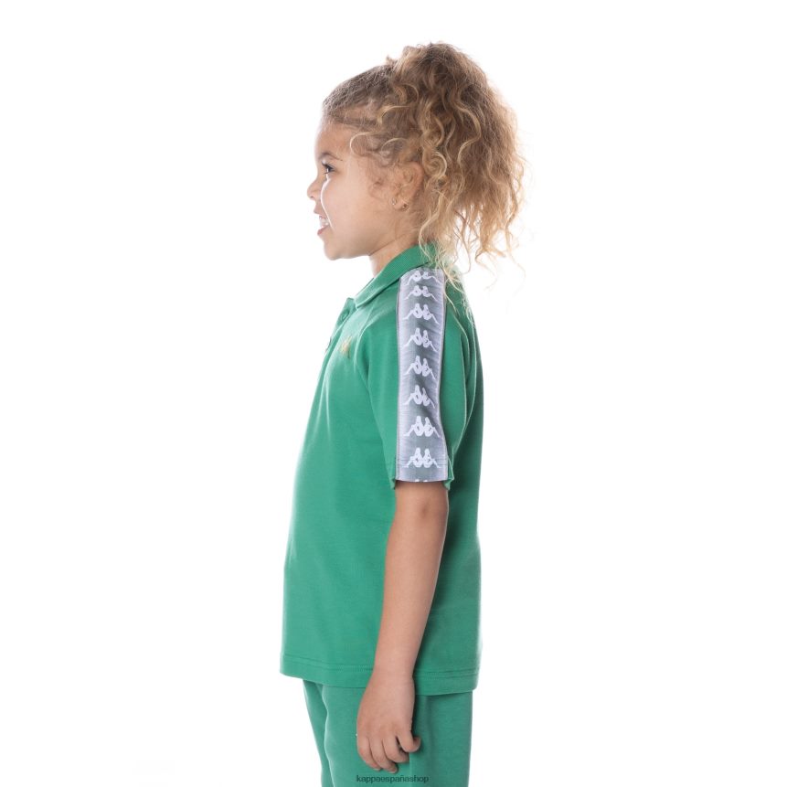 Kappa niños polo 222 banda calgar niño verde 4P8JZR652