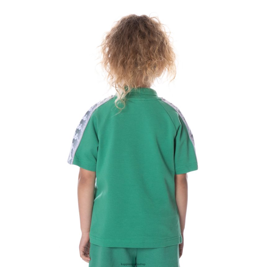 Kappa niños polo 222 banda calgar niño verde 4P8JZR652