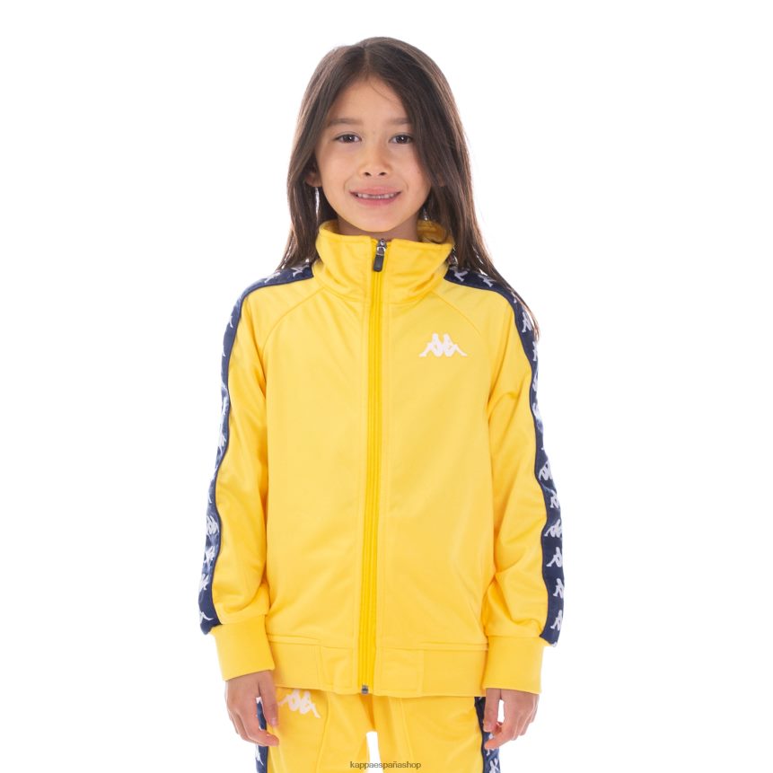 Kappa niños chaqueta deportiva 222 banda anniston para niños amarillo azul blanco 4P8JZR451