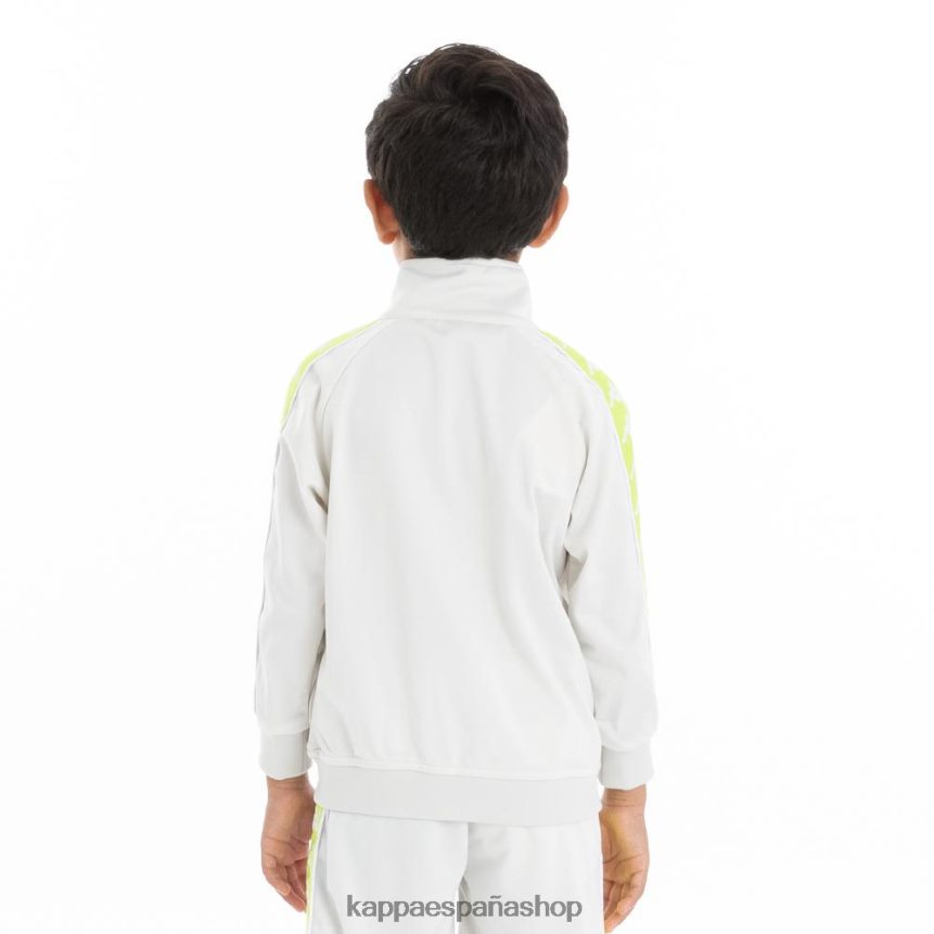 Kappa niños chaqueta deportiva 222 banda anniston para niños gris vapor verde lima 4P8JZR450