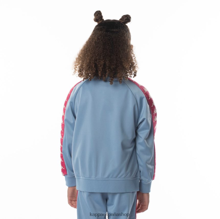 Kappa niños chaqueta deportiva 222 banda anniston para niños rosa azul claro 4P8JZR411