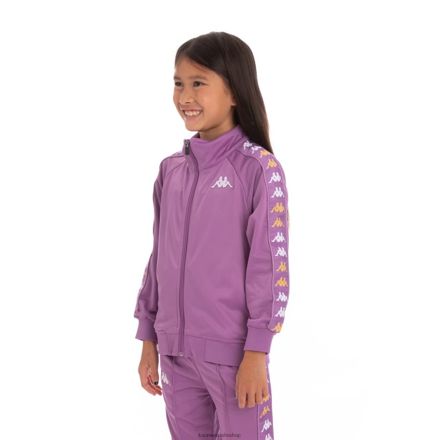 Kappa niños chaqueta deportiva 222 banda annistonin para niños lavanda violeta 4P8JZR431