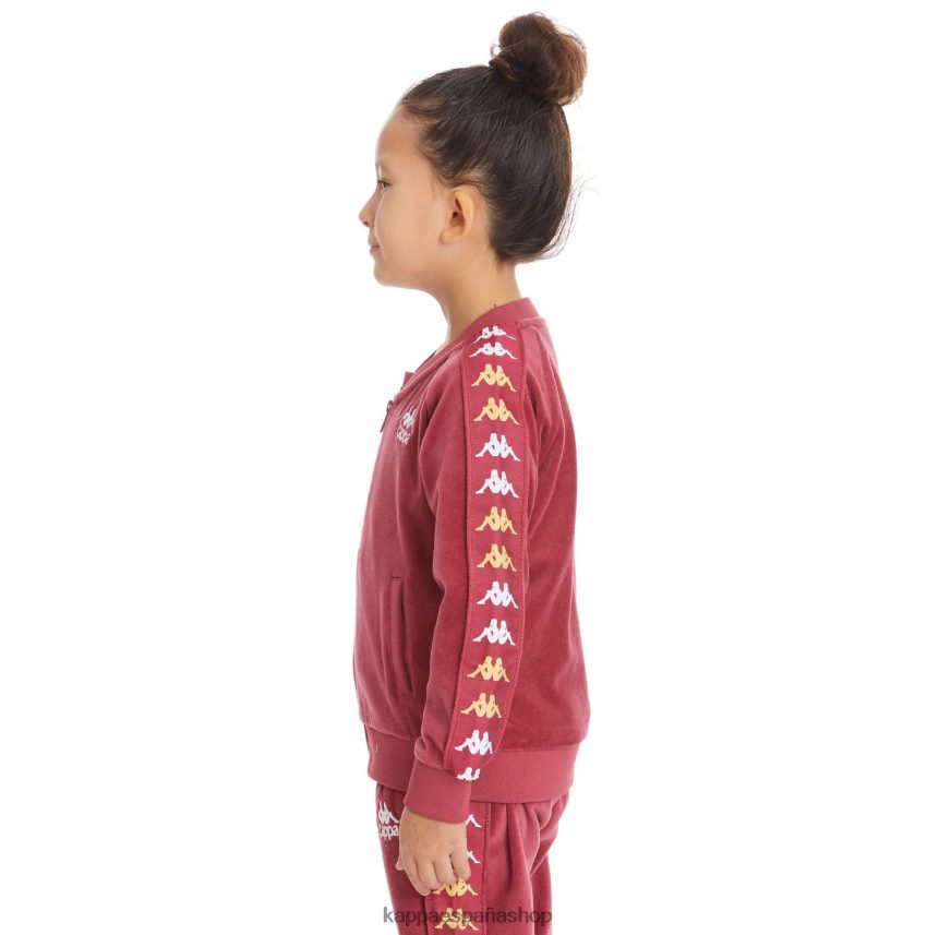 Kappa niños chaqueta deportiva 222 banda benettin para niños borgoña 4P8JZR440