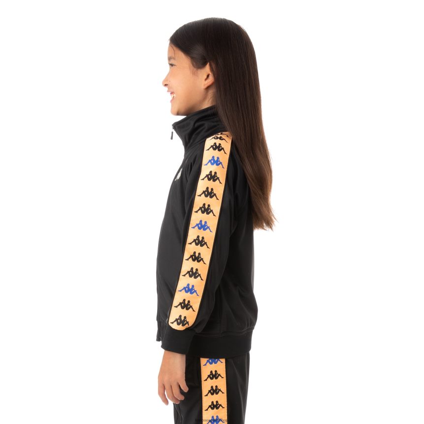 Kappa niños chaqueta deportiva 222 banda dullo para niños negro 4P8JZR445