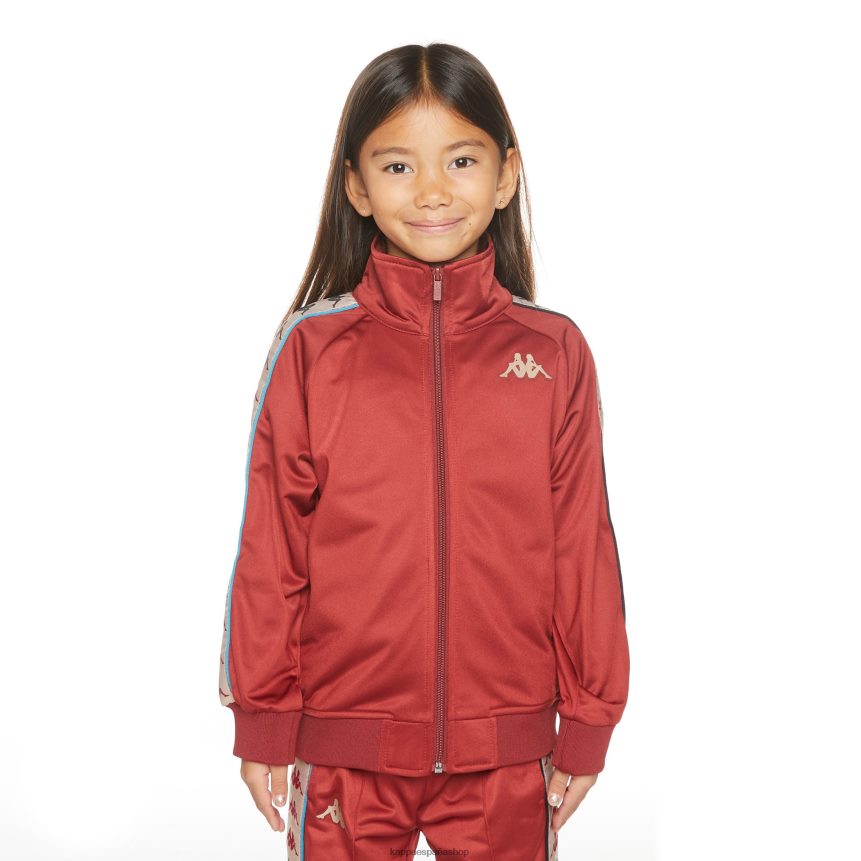 Kappa niños chaqueta deportiva 222 banda mercury para niños granate turquesa 4P8JZR400
