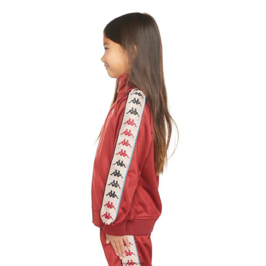 Kappa niños chaqueta deportiva 222 banda mercury para niños granate turquesa 4P8JZR400