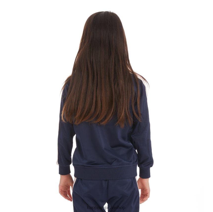 Kappa niños chaqueta deportiva artem 2 con cinta del logo para niños oscuro 4P8JZR434