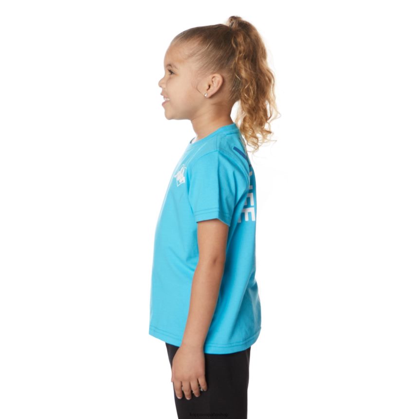 Kappa niños camiseta bytom auténtica para niños turquesa 4P8JZR647