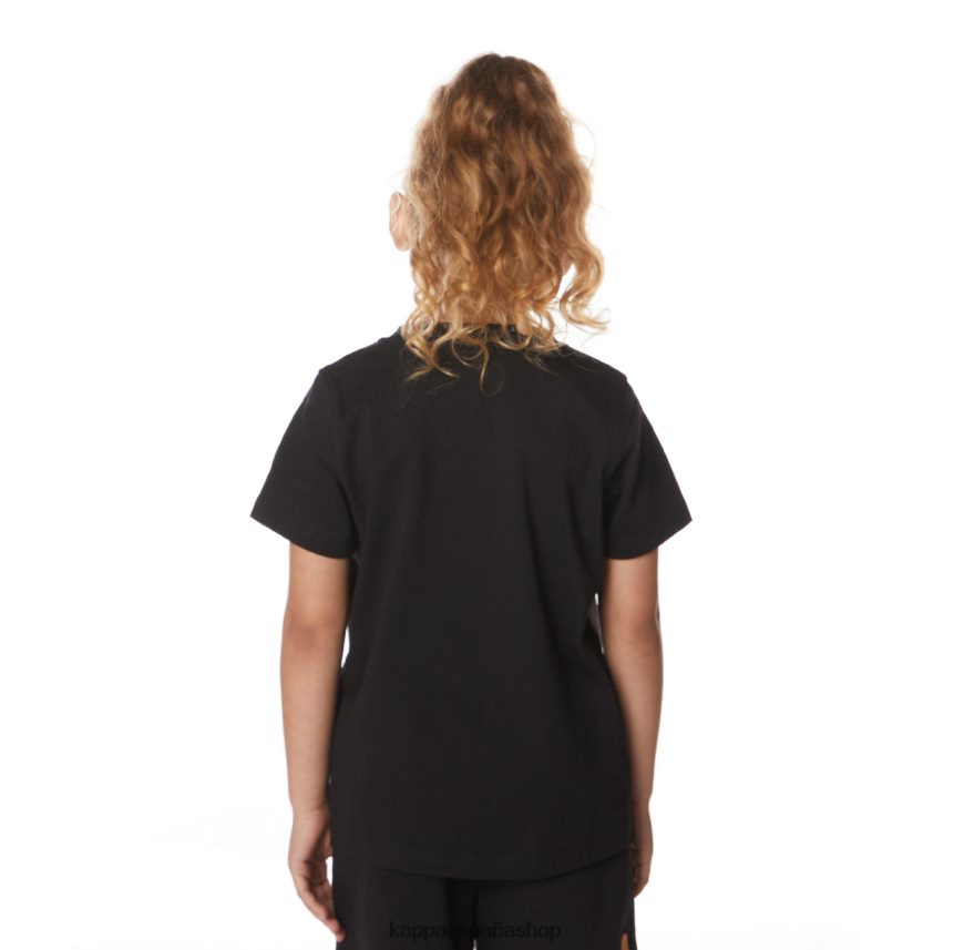 Kappa niños camiseta estessi niños auténtica azabache negro 4P8JZR643
