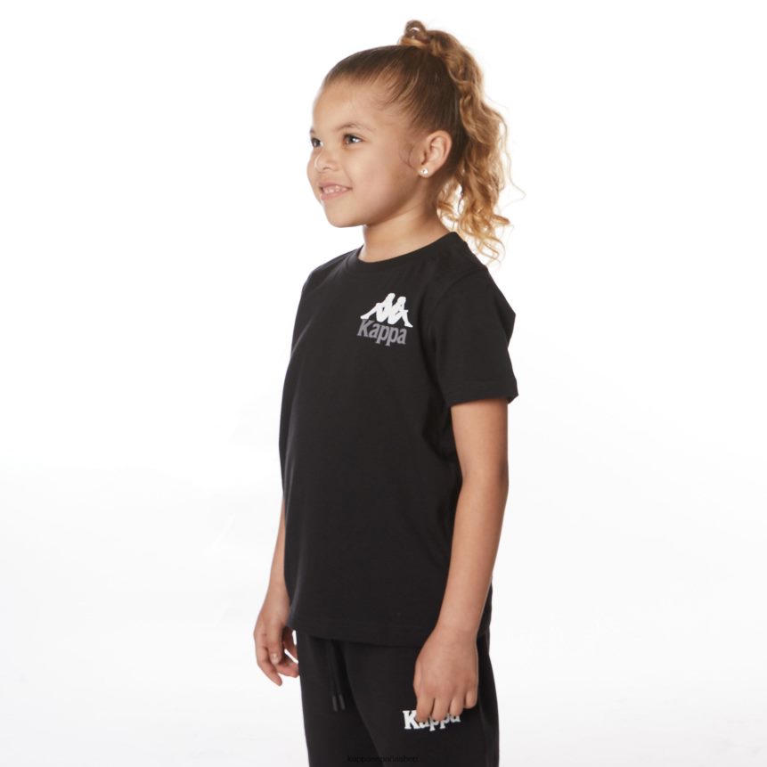 Kappa niños camiseta niños authentic ables azabache negro 4P8JZR640