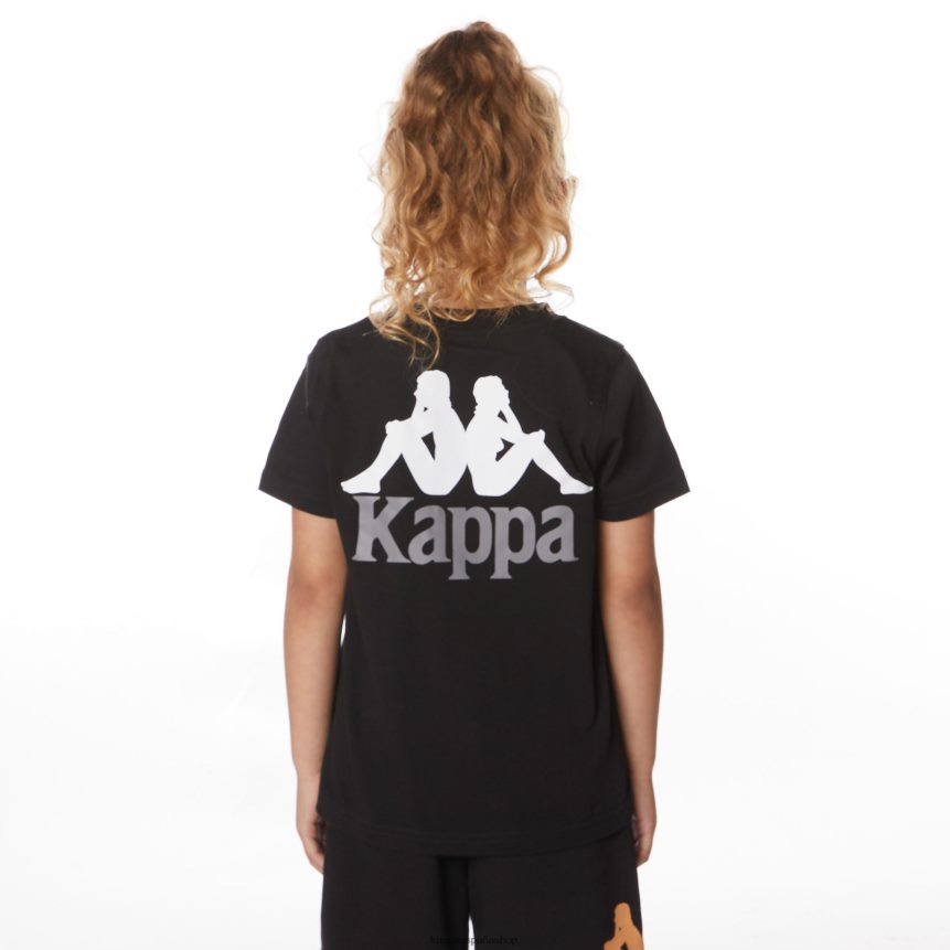 Kappa niños camiseta niños authentic ables azabache negro 4P8JZR640