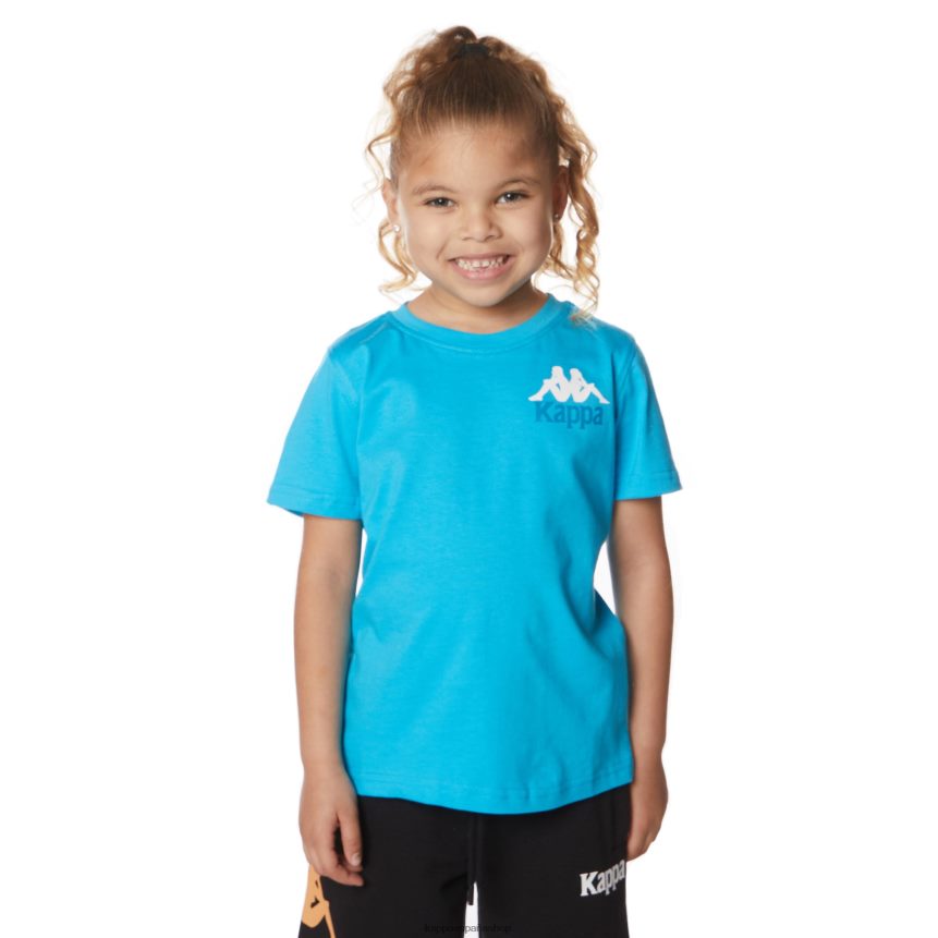 Kappa niños camiseta niños authentic ables turquesa 4P8JZR645