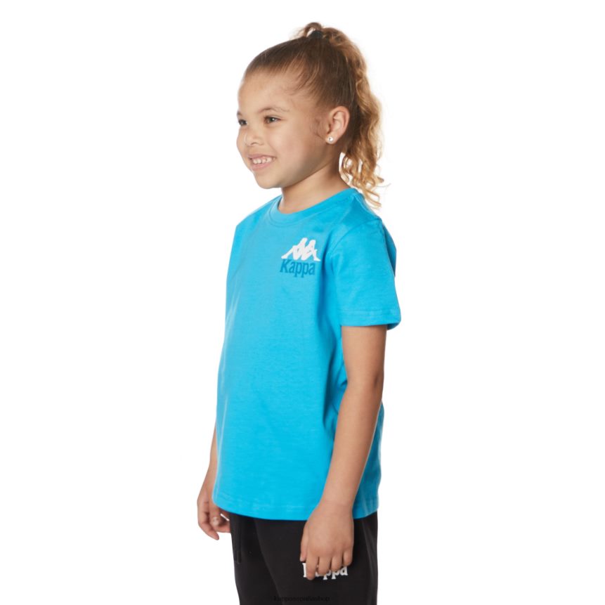 Kappa niños camiseta niños authentic ables turquesa 4P8JZR645