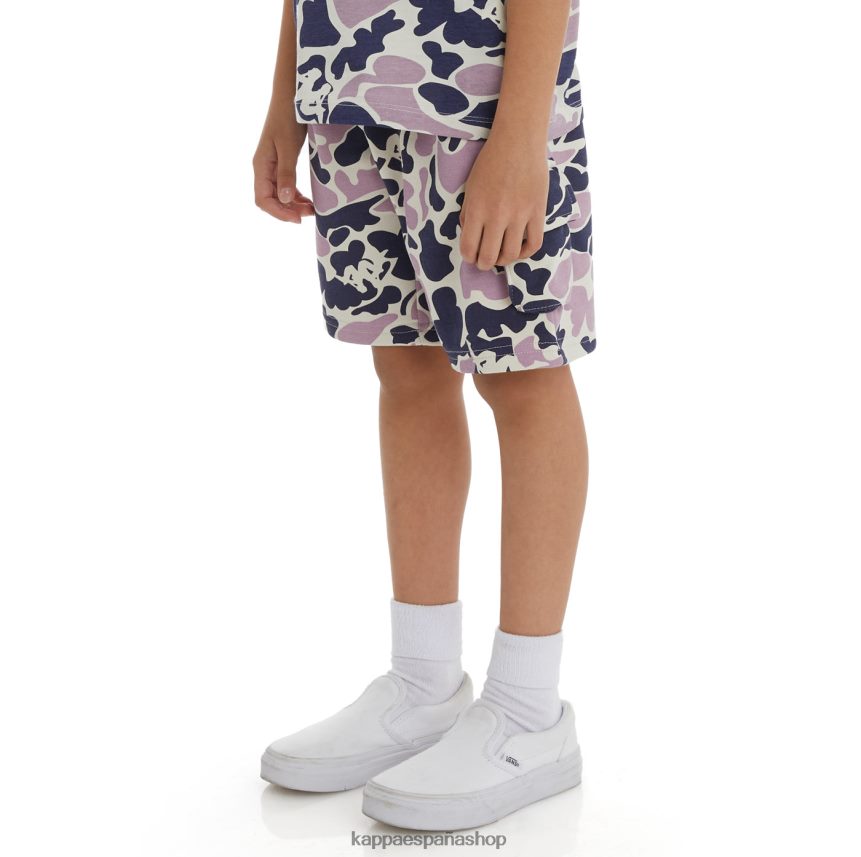 Kappa niños pantalones cortos de patetismo auténtico para niños violeta azul marino 4P8JZR632