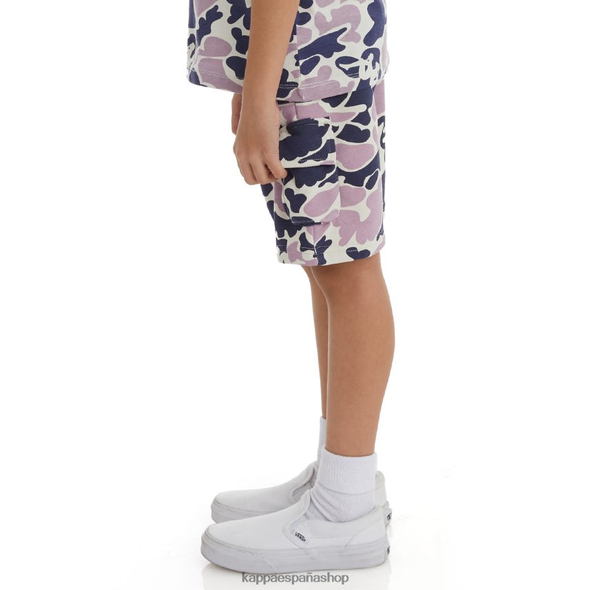 Kappa niños pantalones cortos de patetismo auténtico para niños violeta azul marino 4P8JZR632