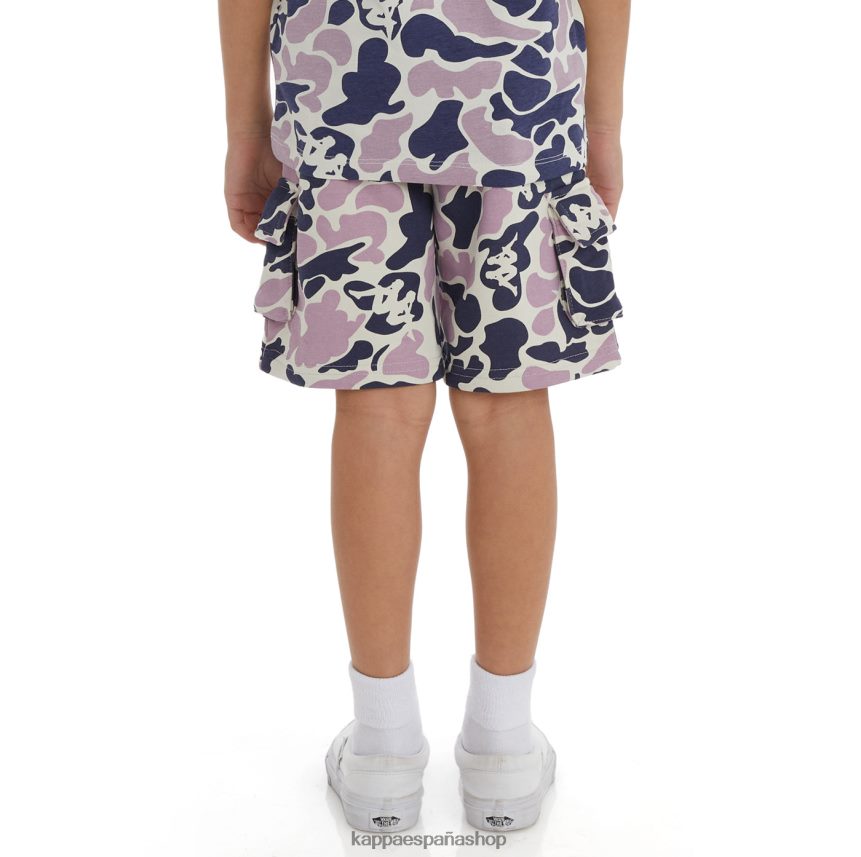 Kappa niños pantalones cortos de patetismo auténtico para niños violeta azul marino 4P8JZR632