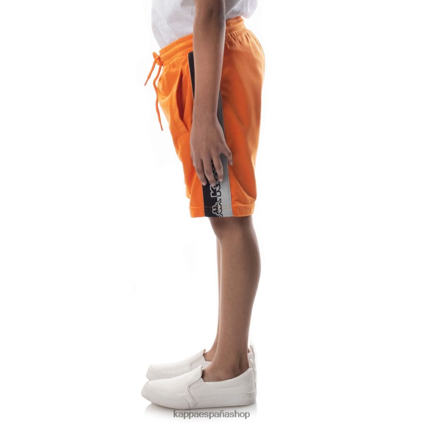 Kappa niños shorts daedi con cinta del logo naranja 4P8JZR626