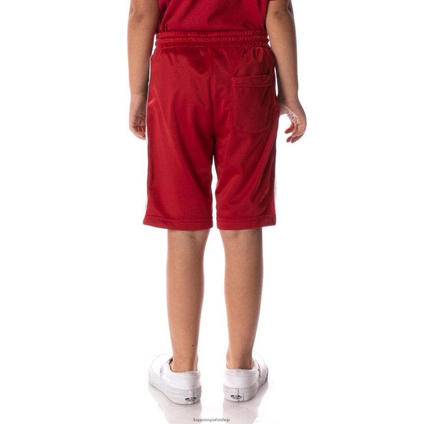 Kappa niños shorts daedi con cinta del logo rojo 4P8JZR630