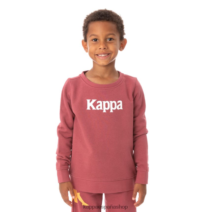 Kappa niños sudadera emmen auténtica para niños borgoña 4P8JZR637