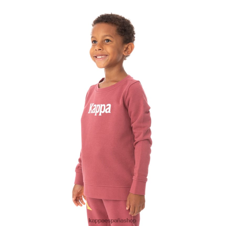 Kappa niños sudadera emmen auténtica para niños borgoña 4P8JZR637