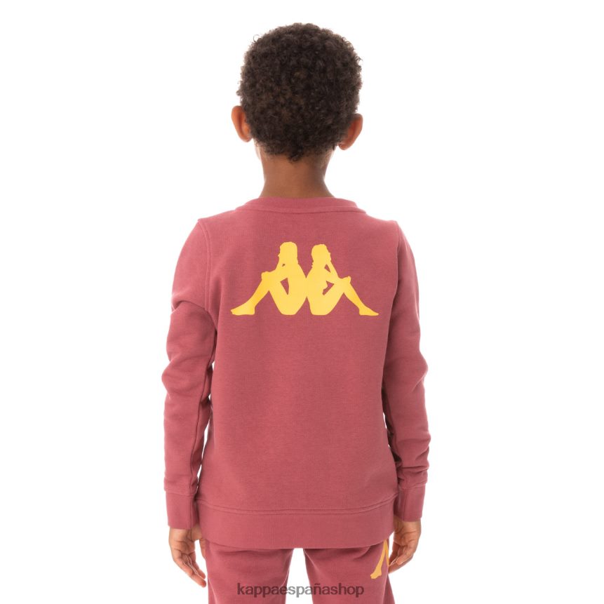 Kappa niños sudadera emmen auténtica para niños borgoña 4P8JZR637