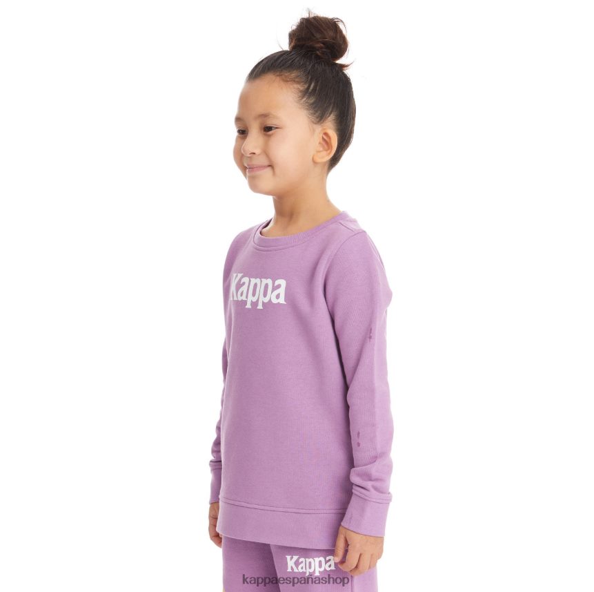 Kappa niños sudadera emmen auténtica para niños lavanda violeta 4P8JZR635