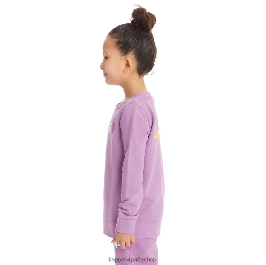 Kappa niños sudadera emmen auténtica para niños lavanda violeta 4P8JZR635
